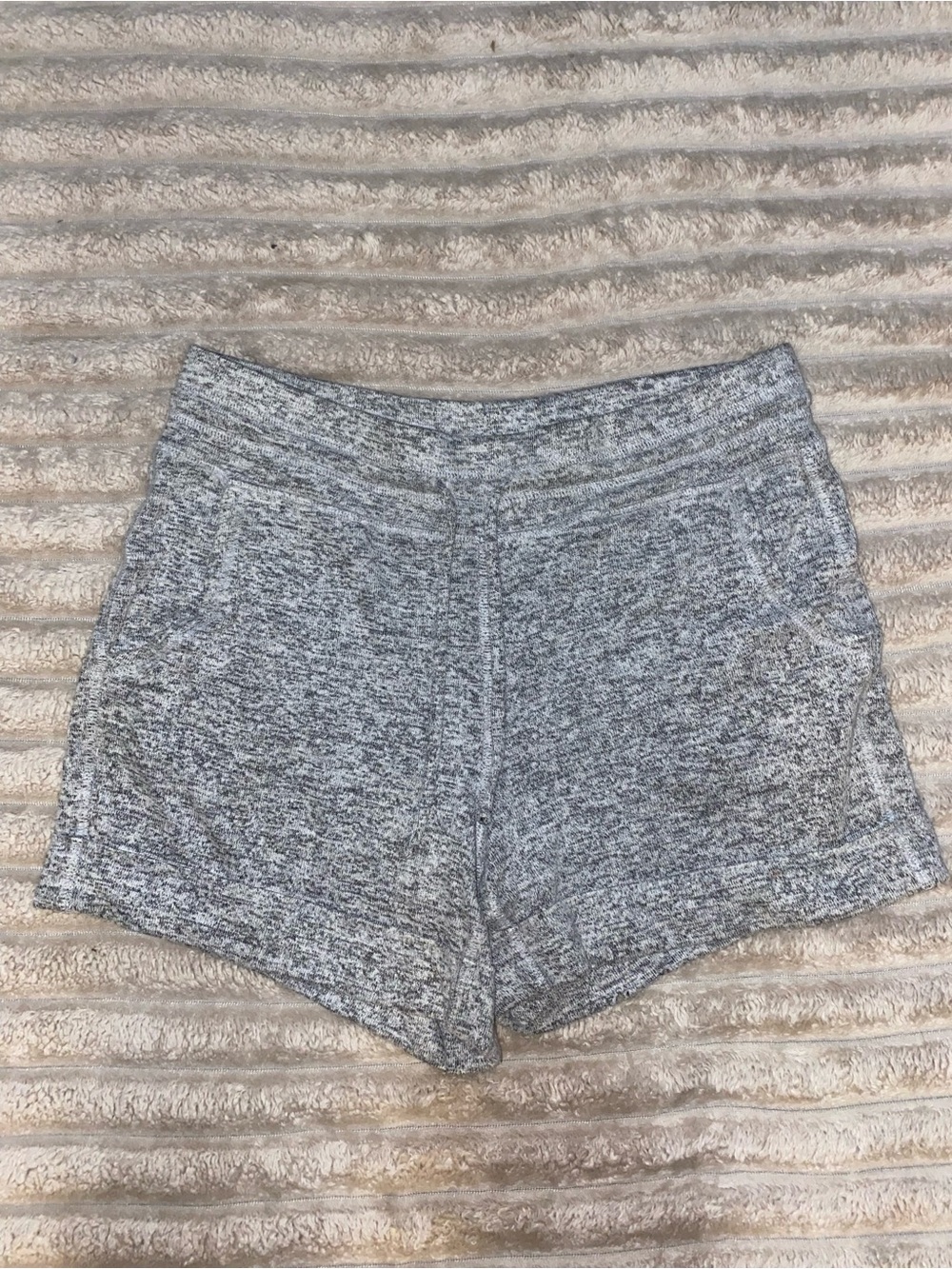 Active Life Gray Heathered Athletic Lounge Shorts